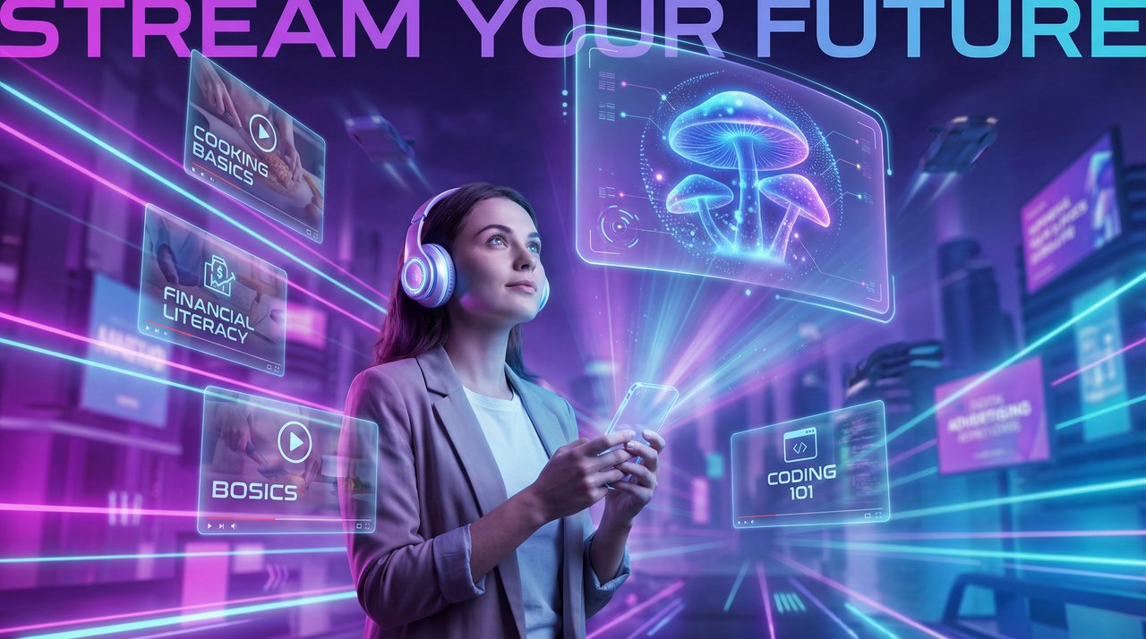 蘑菇视频沉浸式数字视频体验平台